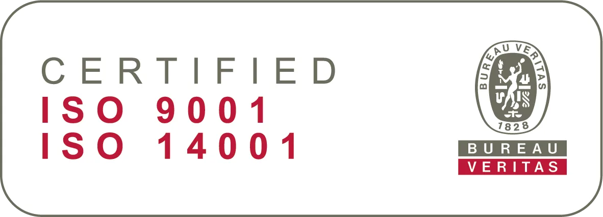 Bureau Veritas-certifierad ISO 9001 / ISO 14001