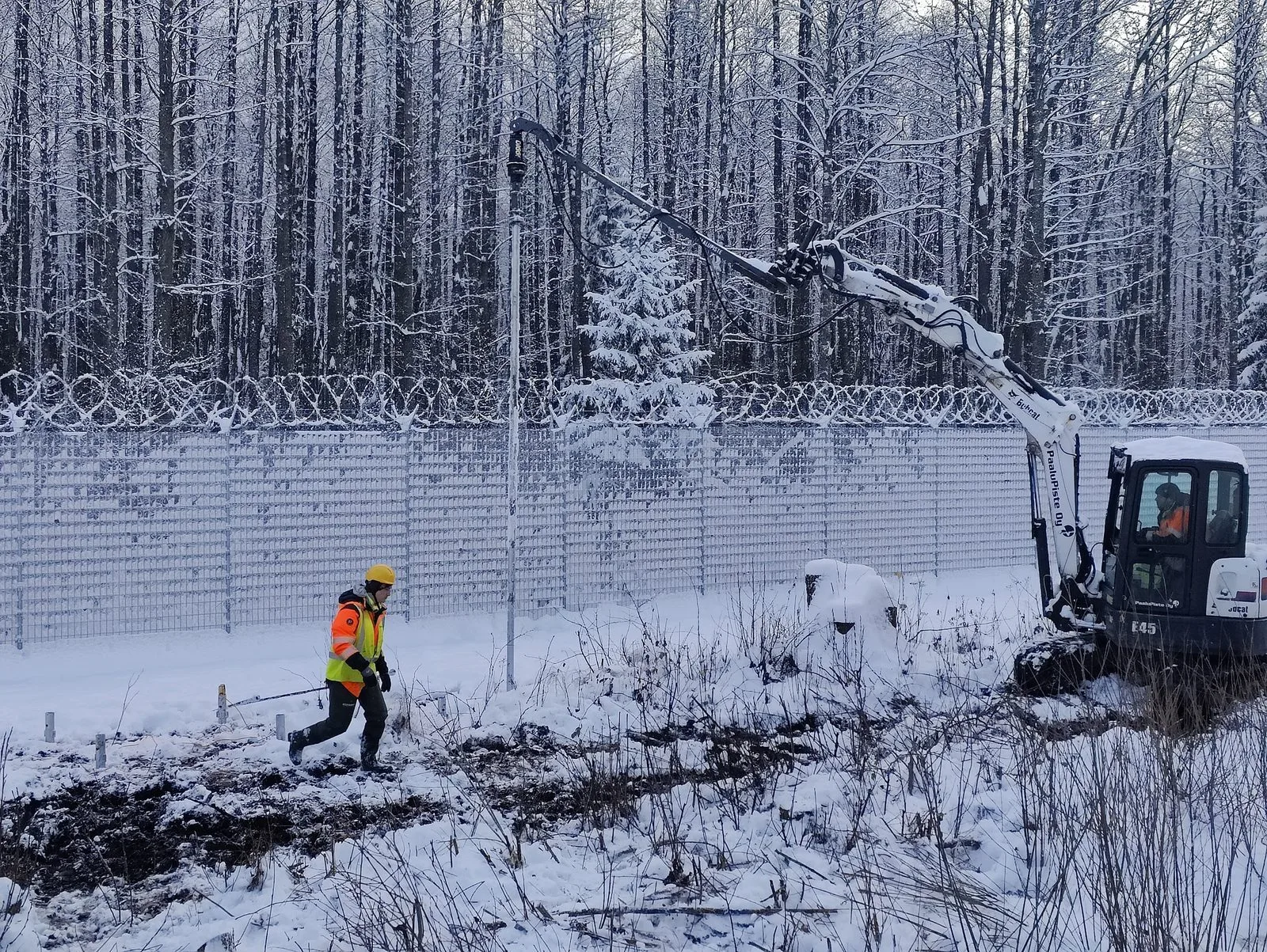 Winter piling