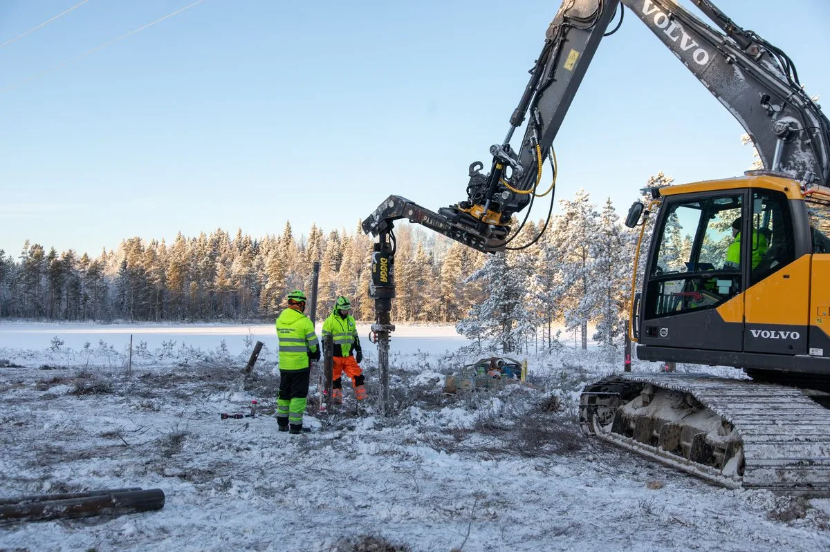 Komplett grundläggningslösning, från projektering till installation