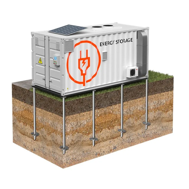 Batterilager på skruvpålar
